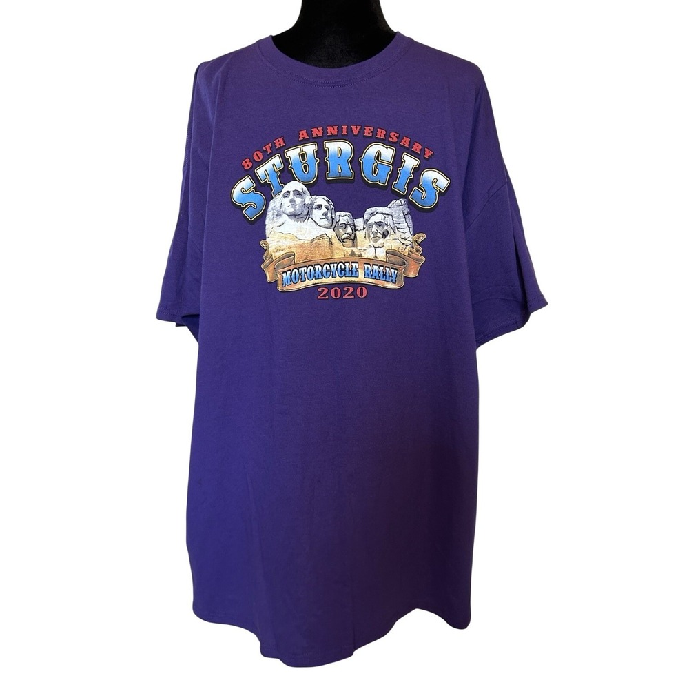 Sturgis Motorcycle 80th Anniversary T-Shirt Size 2XL